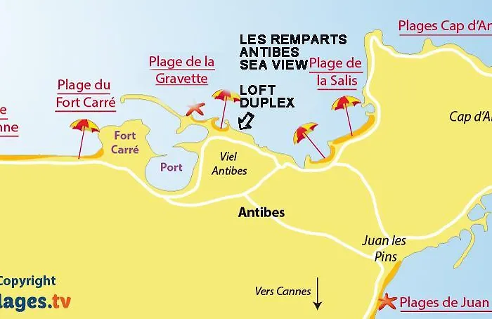 Les Remparts Location Apartment Antibes